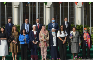 تحت رعاية جامعة الدول العربية، المجلس العربي للمسؤولية المجتمعية يكرم مريم إبراهيم العربي تقديراً لدورها في دعم العمل المجتمعي