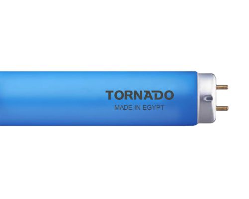 TORNADO Colors Fluorescent Lamp 20 Watt, 60 cm, Blue Light FL20T9/19B(T)