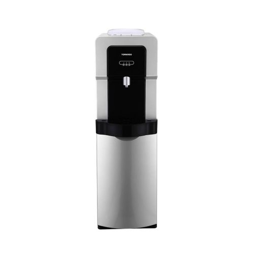 TORNADO Water Dispenser, 1 Faucet, 18 Liter Cabinet, Black x Silver WDM-H40ABE-SB