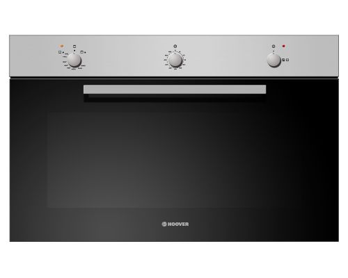 HOOVER Built-In Oven Gas 90 x 60 cm, 93 Liter, Stainless Steel x Black HGG93