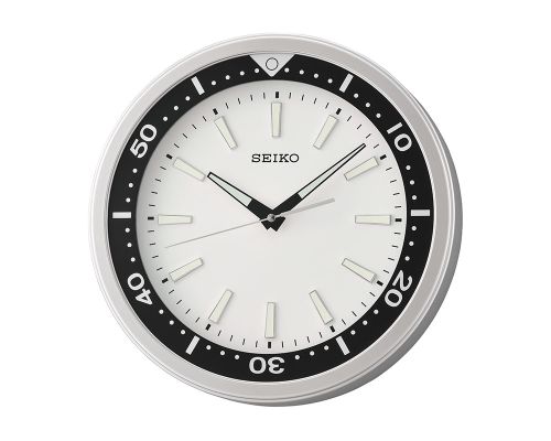 SEIKO Wall Clock , Plastic Case With 3D Index QXA723S