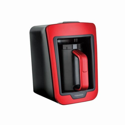 TORNADO Automatic Turkish Coffee Maker 330ml Red x Black TCME-100 RG