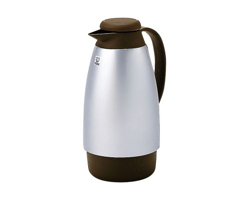 TIGER Stainless Steel Thermos 1 Liter, Chrome x Brown  PXE-1000 CR