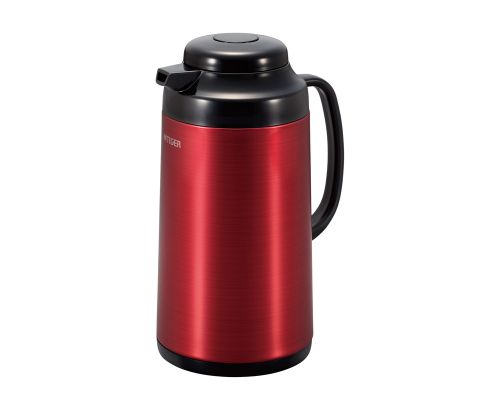 TIGER Stainless Steel Thermos 1 Liter, Red x Black PRO-C100