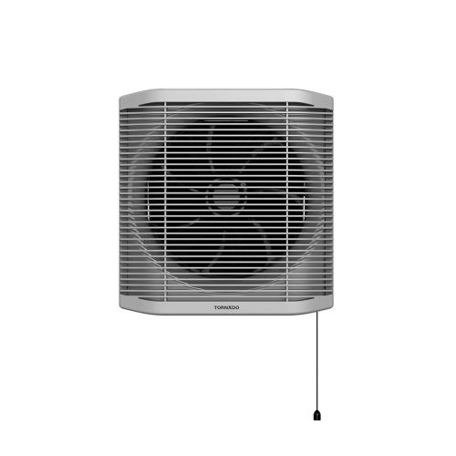 TORNADO Bathroom Ventilating Fan 25 cm Privacy Grid Black x Grey TVS-25BG