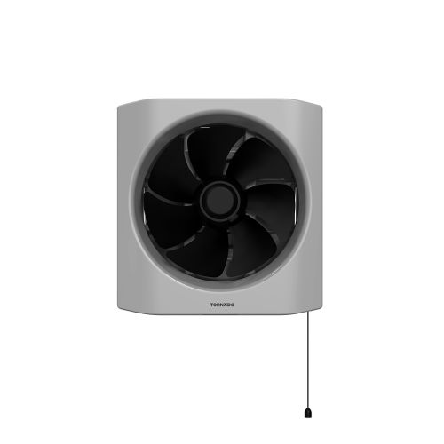 TORNADO Kitchen Ventilating Fan 25 cm Black x Grey TVH-25BG