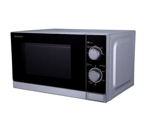 SHARP Microwave Solo 20 Liter, 800 Watt, Silver Color R-20CR(S)