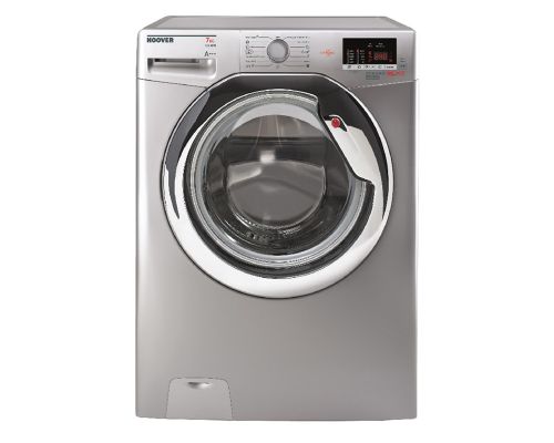 HOOVER Washing Machine Fully Automatic 7 Kg, Silver, DXOC17C3R-ELA