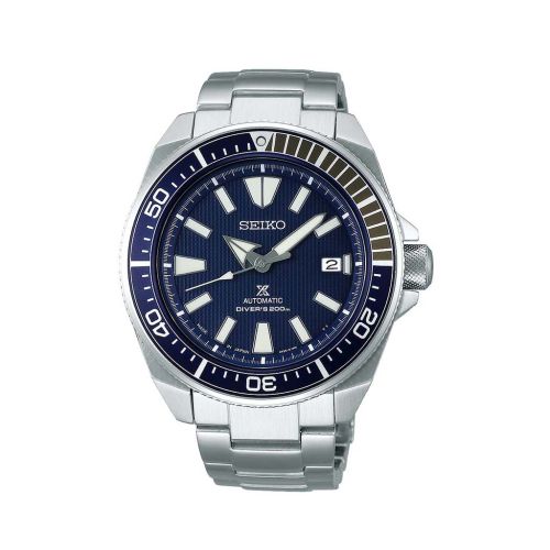 SEIKO Men's Hand Watch PROSPEX Stainless Band, Blue Dial SRPB49J1