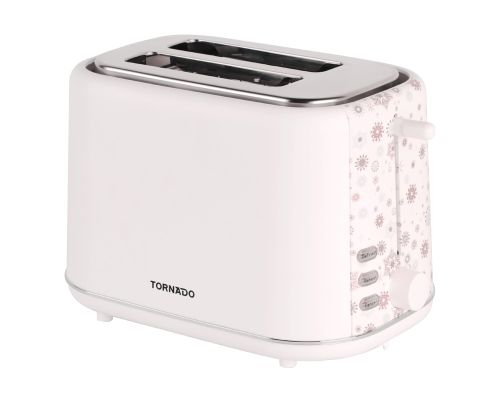 TORNADO Toaster 2 Slices , 800 Watt, White TT-852-C