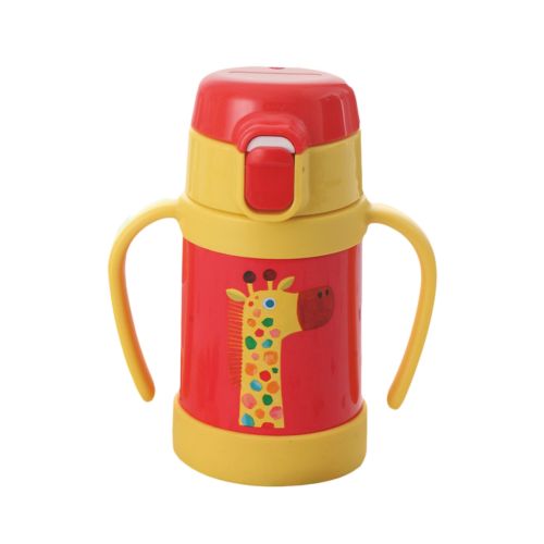 TIGER Stainless Steel Thermal Bottle 0.28 Liter Red x Yellow MCK-A280