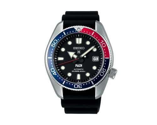 SEIKO Men's Hand Watch PROSPEX Black Rubber Strap, Black Dial SPB087J1