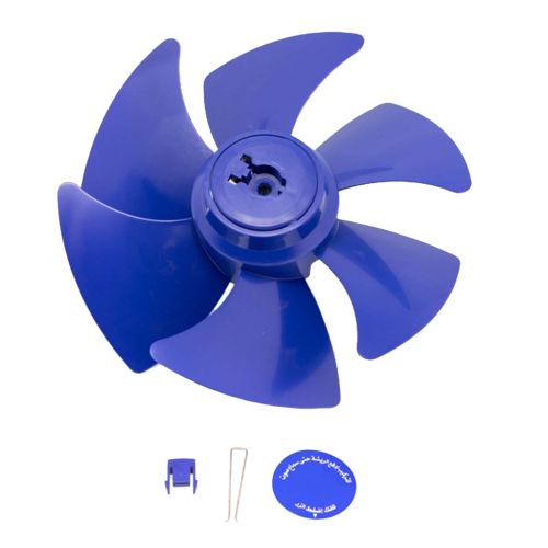 Combined Blade TOSHIBA Kitchen Ventilating Fan 25 Cm Blue