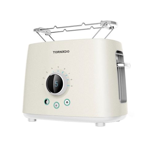 TORNADO Toaster 2 Slices 1000 Watt White TT-1000D