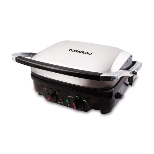 TORNADO Electric Grill 1800 Watt Black x Stainless TCOOK-1800