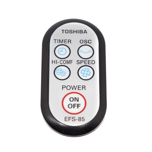 Remote Control, TOSHIBA Stand Fan 16 Inch EFS-85, Silver x Black
