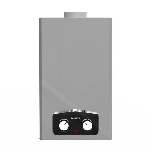 TORNADO Gas Water Heater 10 L Natural Gas Silver GHM-C10BNE-S