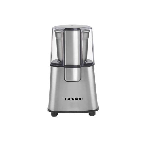 TORNADO Coffee Grinder 180-220 Watt, Stainless Steel Blade, Stainless TCG-220