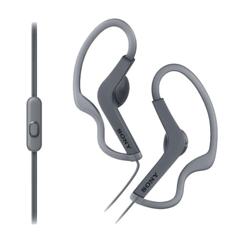 SONY In-Ear Headphone Wired Black Microphone MDRAS210APBQ