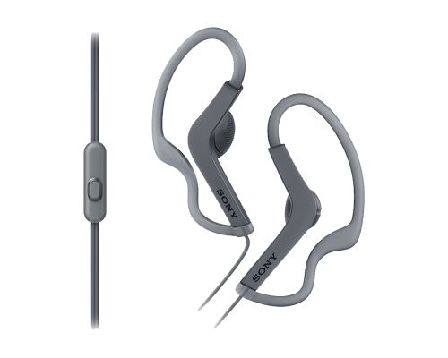 SONY In-Ear Headphone Wired, Black, Microphone MDRAS210APBQ