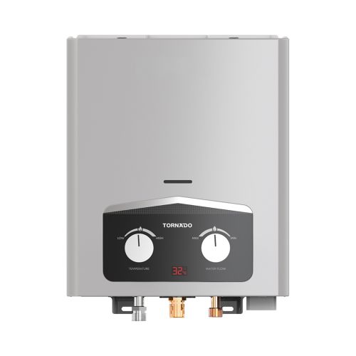 TORNADO Gas Water Heater 6 L No Chimney Natural Gas Silver GH-6SN-S