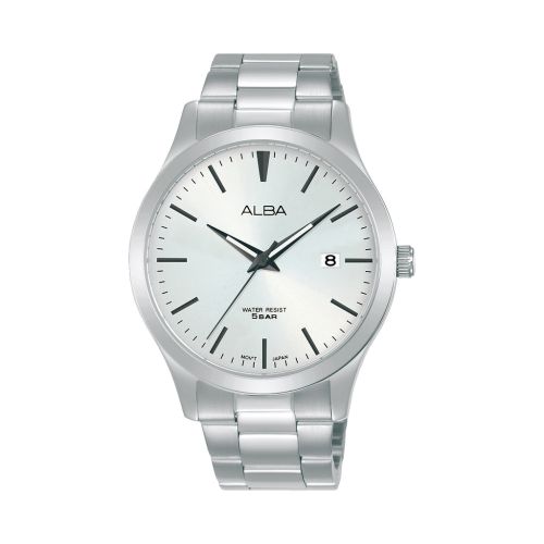 ALBA Men's Hand Watch STANDARD Stainless Band, Silver Dial AS9M31X1