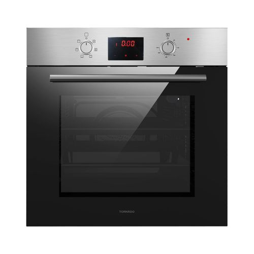 TORNADO Built-In Oven Electric 60 x 60 cm, 67 Liter, Stainless Steel EO-VT60CSU-S