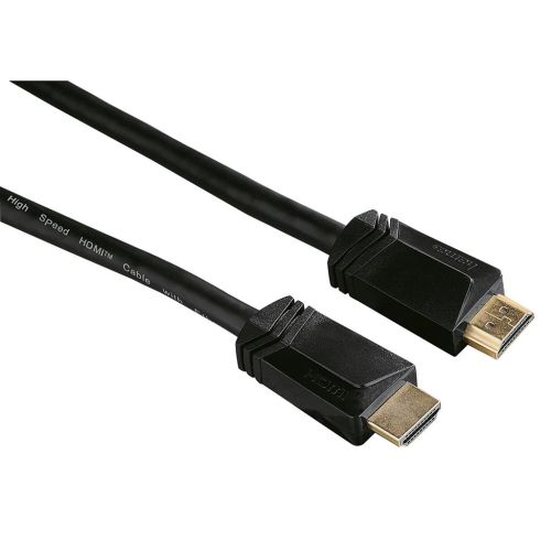 HAMA High Speed HDMI™ Cable, Plug-Plug, Ethernet, Gold-plated, 3m, Black HAMA122105