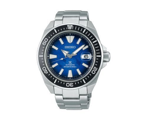 SEIKO Men's Hand Watch PROSPEX Stainless Band, Blue Dial SRPE33J1