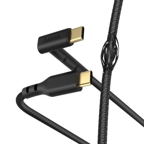 HAMA Stand Charging/Data Cable USB-C - USB-C 1.5m Black HAMA187214