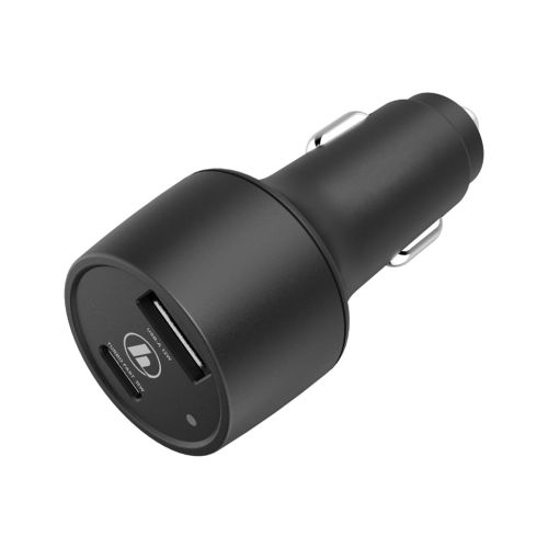HAMA Car Charger USB -C Power Delivery-PD Qualcomm+ USE-A 30W Black HAMA210589