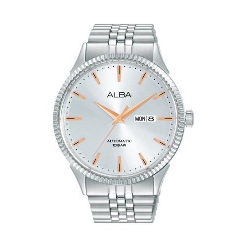 ALBA Men's Hand Watch PRESTIGE Stainless Band, Silver Dial AL4241X1