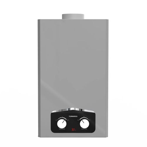 TORNADO Gas Water Heater 10 L Natural Gas Silver GHM-MP10N-S