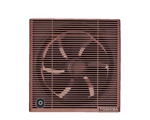TOSHIBA Bathroom Ventilating Fan 20 cm, Privacy Grid, Brown VRH20S1N