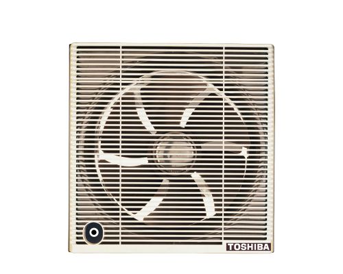 TOSHIBA Bathroom Ventilating Fan 30 cm, Privacy Grid, Creamy VRH30S1C