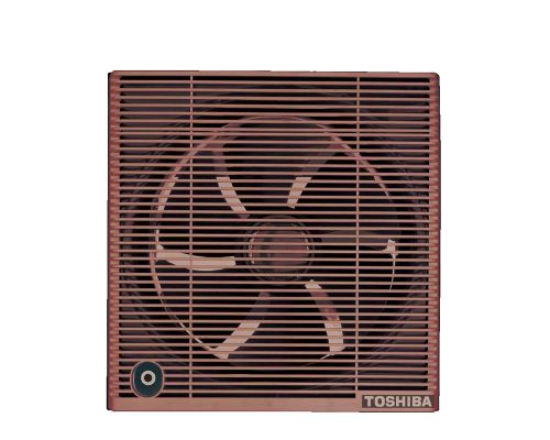 TOSHIBA Bathroom Ventilating Fan 25 cm, Privacy Grid, Brown VRH25S1N