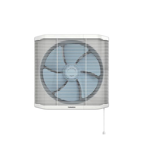 TORNADO Bathroom Ventilating Fan 25 cm, Privacy Grid, Sky Blue x White TVS-25UW