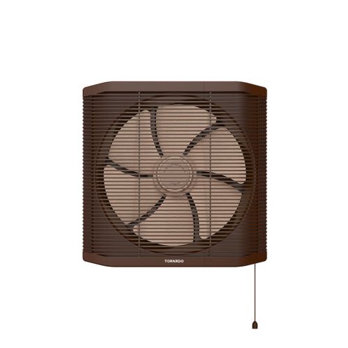 TORNADO Bathroom Ventilating Fan 20 cm Privacy Grid Creamy x Brown TVS-20CN
