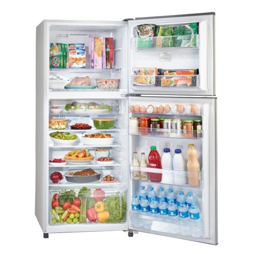 TOSHIBA Refrigerator No Frost 355 Liter Champagne Long handle GR-EF40P-H-C
