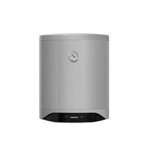 TORNADO Electric Water Heater 40 L , Enamel, LED lamp, Silver TEEE-40MS