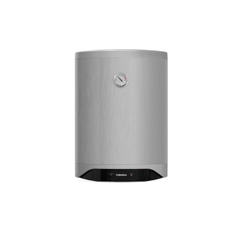 TORNADO Electric Water Heater 50 L , Enamel, LED lamp, Silver TEEE-50MS