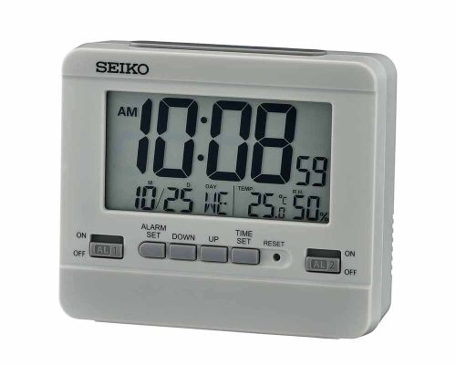 SEIKO Alarm Clock, Digital QHL086N
