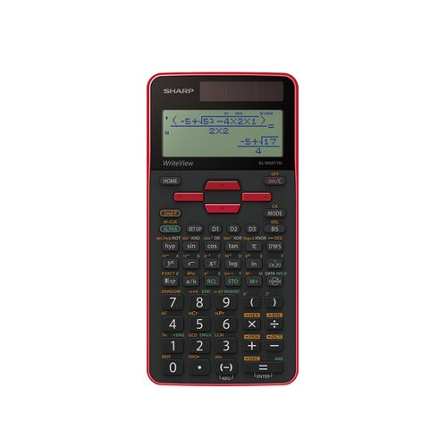 SHARP WriteView Scientific Calculator 422 Function, Red EL-W531TG-RD