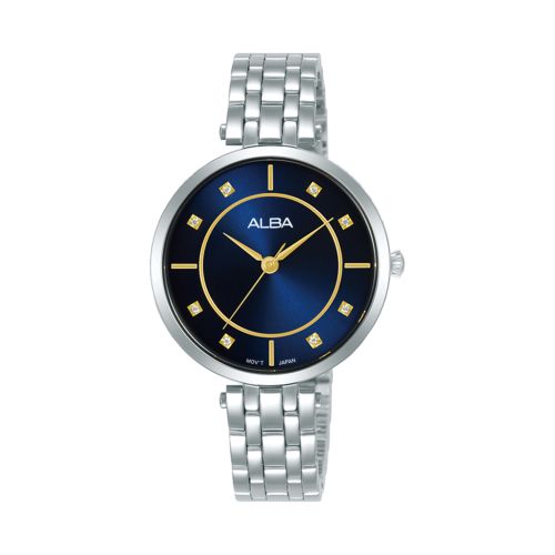 ALBA Ladies' Hand Watch FASHION Stainless Band, Blue Dial ARX083X1