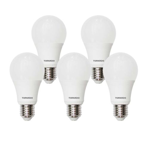 TORNADO Set of 5 Lamps Daylight Bulb LED 7 Watt White Light BW-D07L/S5