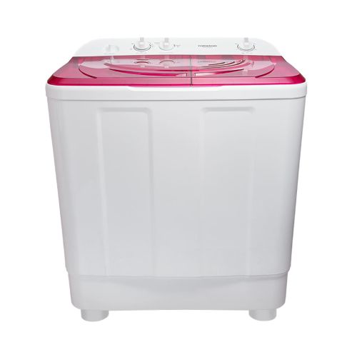 TORNADO Washing Machine Half Auto 10 Kg Pump White x Red TWH-Z10DNEP-W(RD)