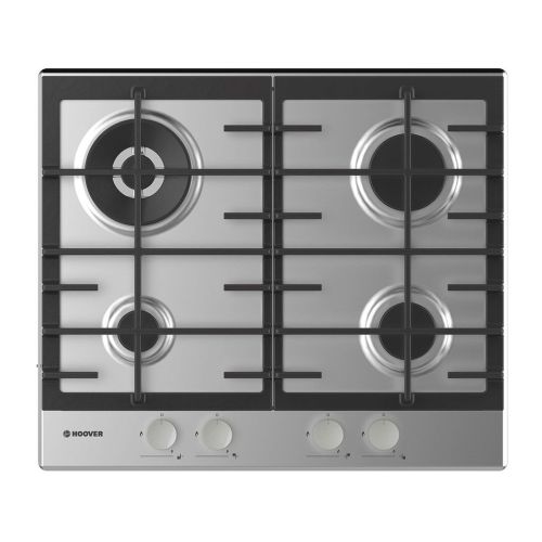 HOOVER Built-In Hob 60 x 60 - 4 Gas Burners Stainless HHG6BR4MX EGY