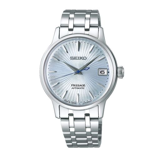 SEIKO Ladies' Hand Watch PRESAGE Stainless Band Blue Dial SRP841J1