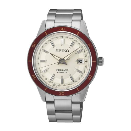 SEIKO Men's Hand Watch PRESAGE Stainless Band Beige Dial SRPH93J1