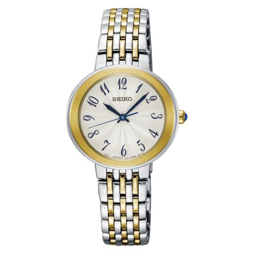 SEIKO Ladies' Hand Watch QUARTZ Stainless Band White Dial SRZ506P1